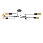 Lucide Lester 6L Taklampa Svart