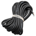 Hide-a-lite Anslutningskabel LEDstrip 230V IP67 visas hoprullad i svart utf�rande mot vit bakgrund. Anslutningskabeln fr�n Elbutik.se �r avsedd f�r anslutning av kompatibel 230V LEDstrip med IP67-klassning i utsatta milj�er.