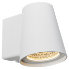 Hide-a-lite Cone G2 V�gg Svart visas snett framifr�n mot vit bakgrund med konformad armatur och ned�triktad ljusk�lla. Elbutik.se erbjuder v�gglampan f�r stilren och funktionell belysning vid fasader och entr�er.
