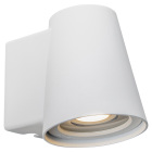Hide-a-lite Cone G2 GU10 V�gg Galvaniserad visas snett framifr�n mot vit bakgrund med konformad design och ned�triktad ljus�ppning. Elbutik.se erbjuder v�ggarmaturen f�r stilren belysning av fasader och entr�er.