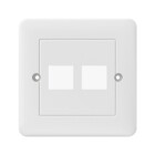 Schneider Electric Exxact T�cklock 2x RJ 45 + F-Kontakt