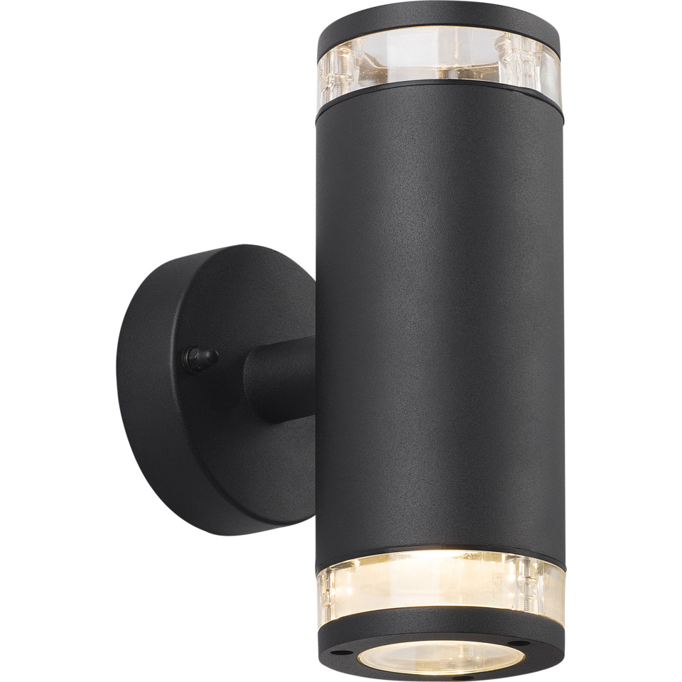 Namron Soto Vägglampa dubbel GU10 Svart
