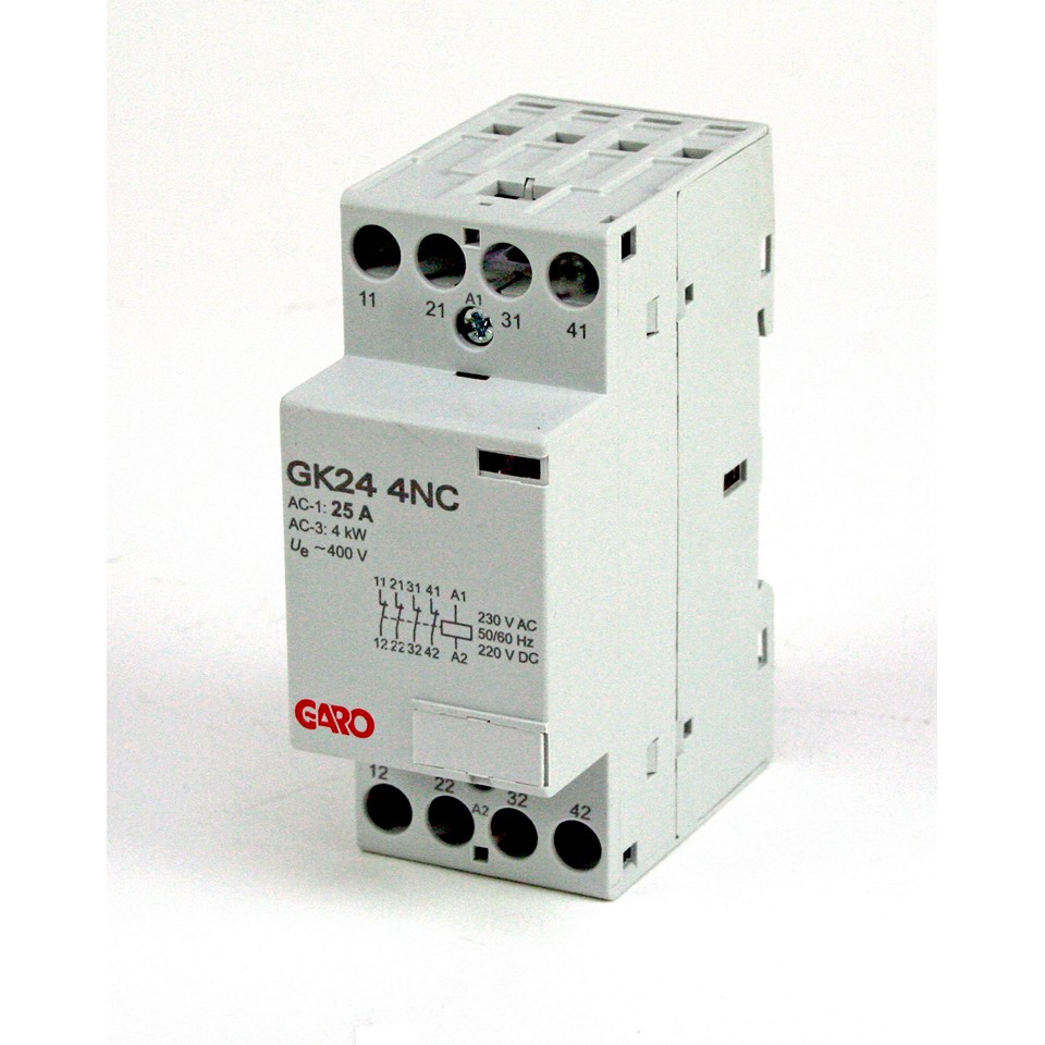 Garo Kontaktorer 4-pol GK24 4NC 230V ACDC