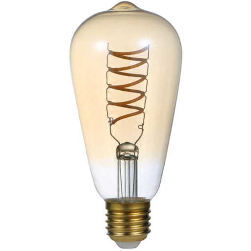 J&EL LED Filament Flex Edison ST64 5W E27 300lm 2200K Dim