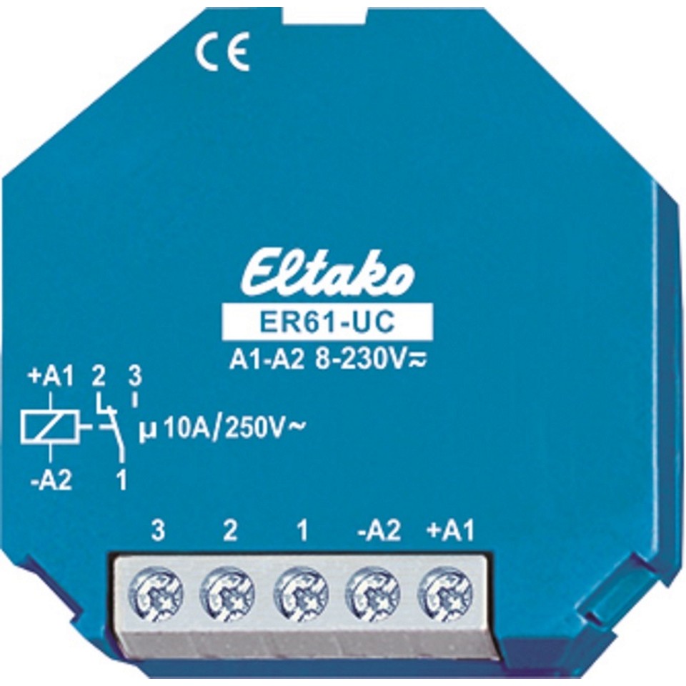 Eltako Elektroniskt relä ER61-UC 1-pol växlande