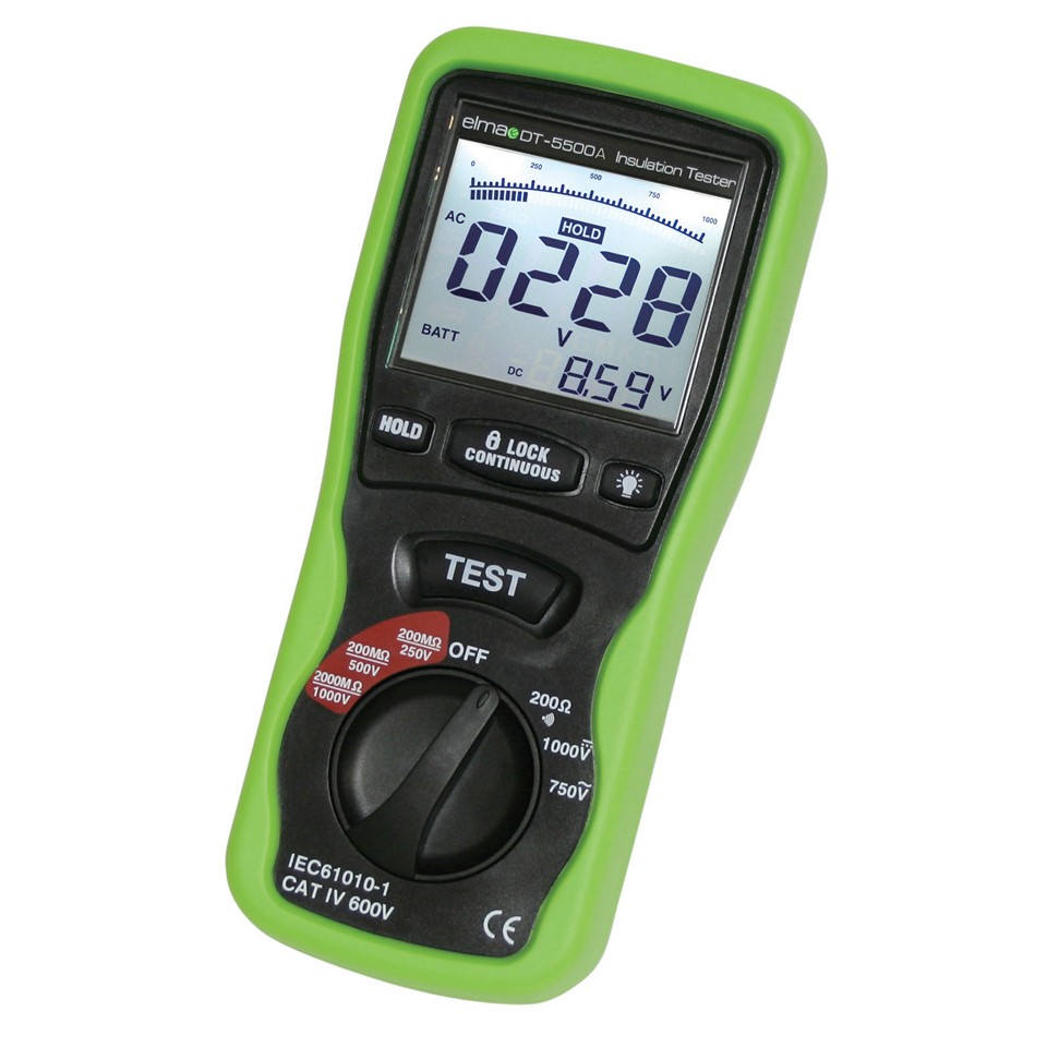 Elma Multimeter Isolationstestare DT5500