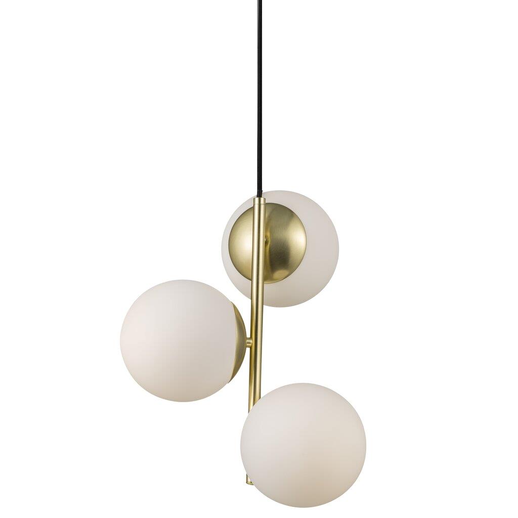 Nordlux Lilly Pendellampa Mässing / Opal vit