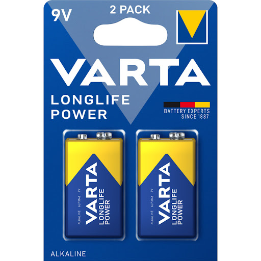Varta Batteri Longlife Power 9V 2-pack