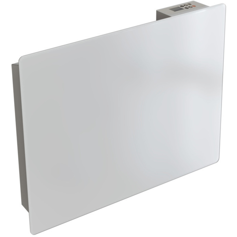 Namron Panelradiator Glas 600W 230V 360x480x84mm Vit