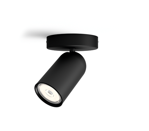 Philips myLiving Pongee 1L Takspot Svart