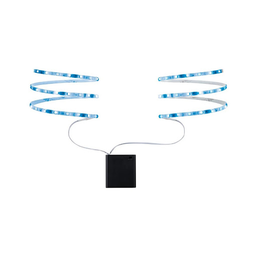 Paulmann LEDstrip Portabel 2×0,6W 2x8lm Blå 0,8m