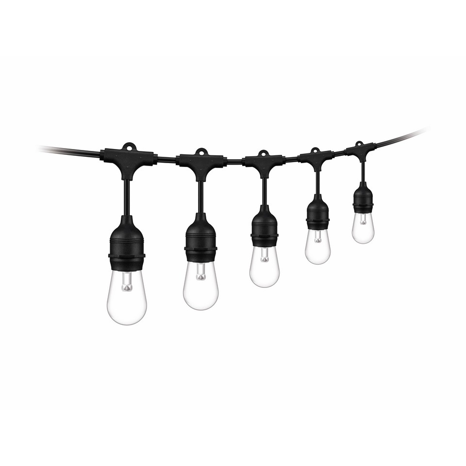 WiZ String Lights 12L 14,8m RGBW Svart