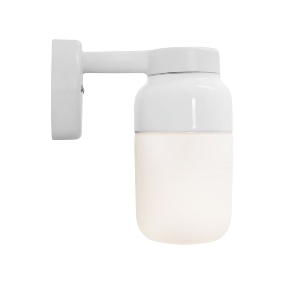 Ifö Electric Ifö Ohm Wall 100/210 E27 Matt Opal/Vit