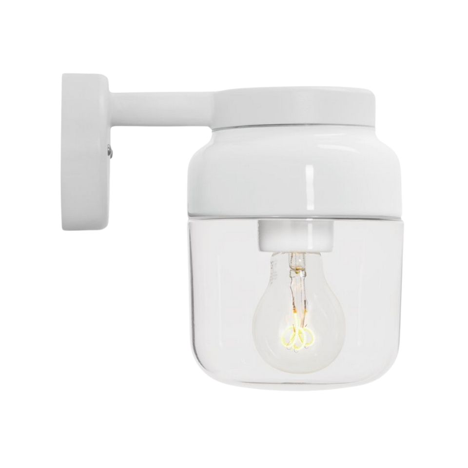 Ifö Electric Ifö Ohm Wall 140/205 E27 Klar/Vit