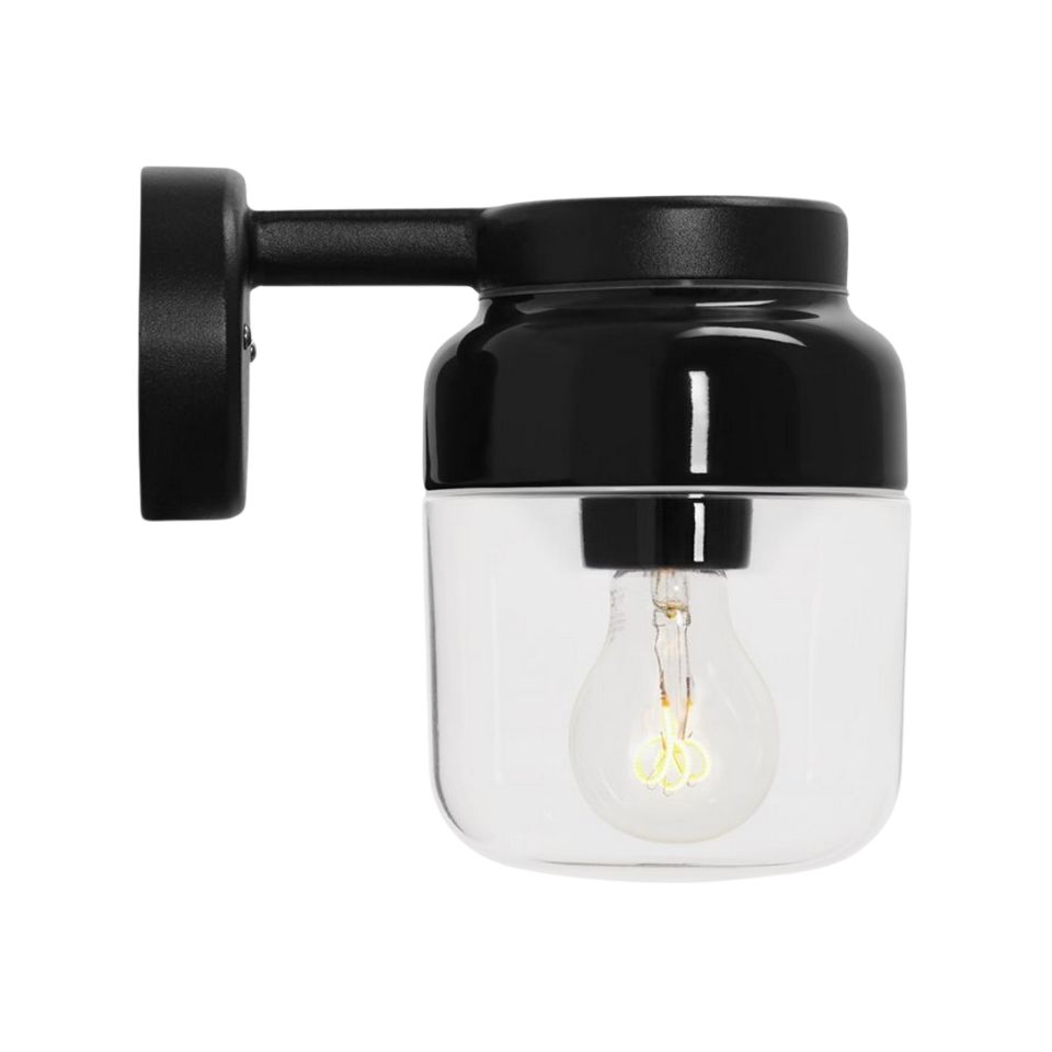 Ifö Electric Ifö Ohm Wall 140/205 E27 Klar/Svart