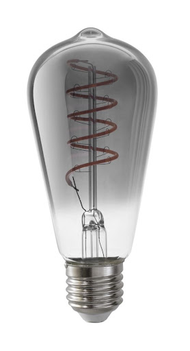 Airam Filament LED Smoke Edison E27 5W 140lm 1800K