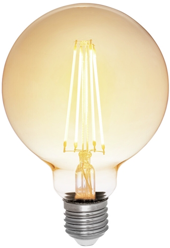 Airam LED Glob 95 Amber 7W E27 630lm 2200K 3-step Dim