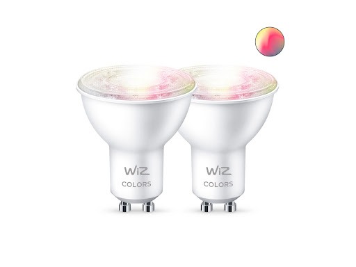 WiZ LED RGB PAR16 2-pack 4,7W (50W) GU10 345lm 2200-6500K Wi