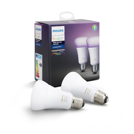 Philips Hue White and Color Ambiance 9W E27 2-pack