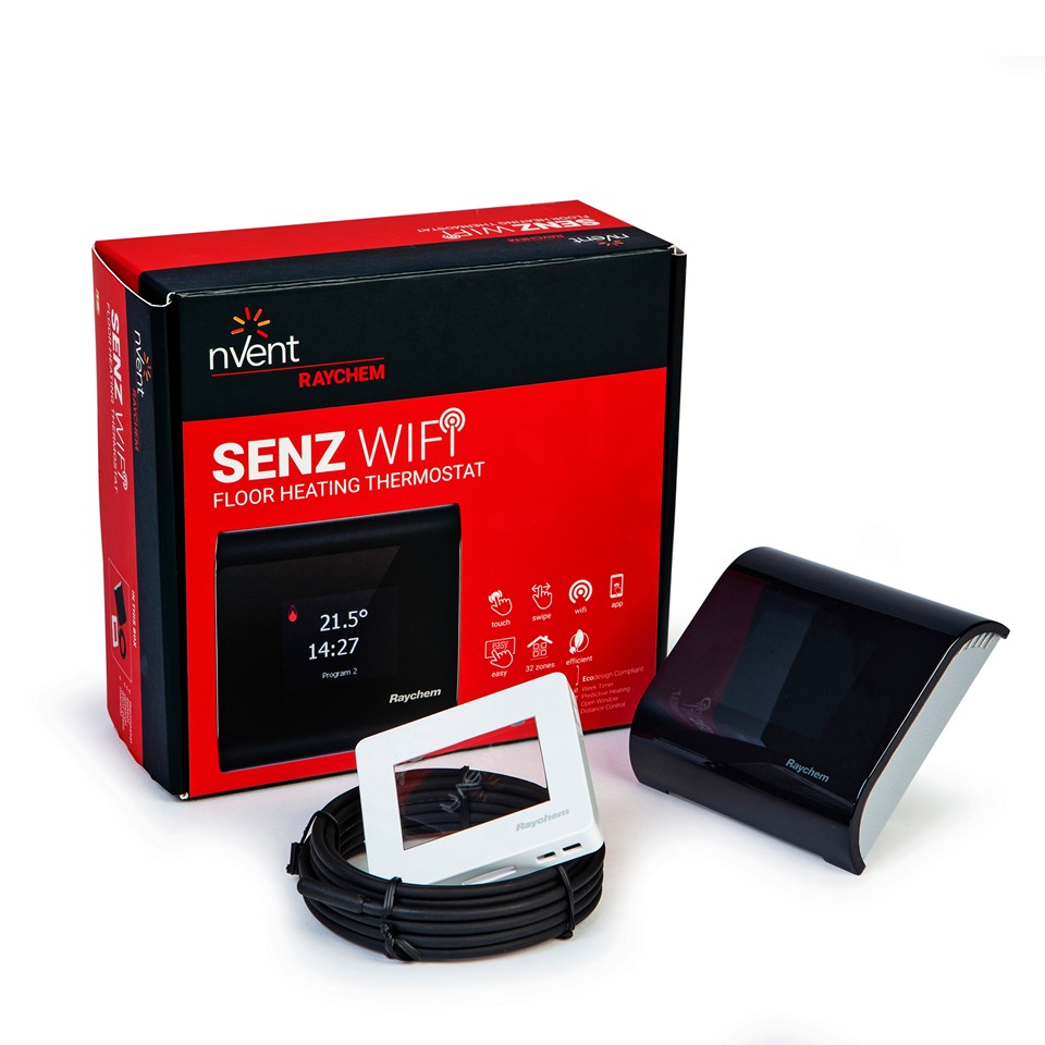 T2 Termostat R-Senz Wifi Touch Svart Pentair
