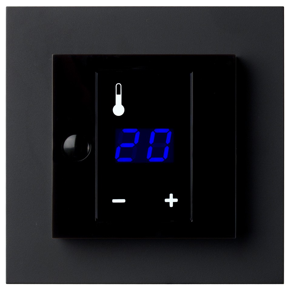 Elko Plus Termostat Display 3200W Svart