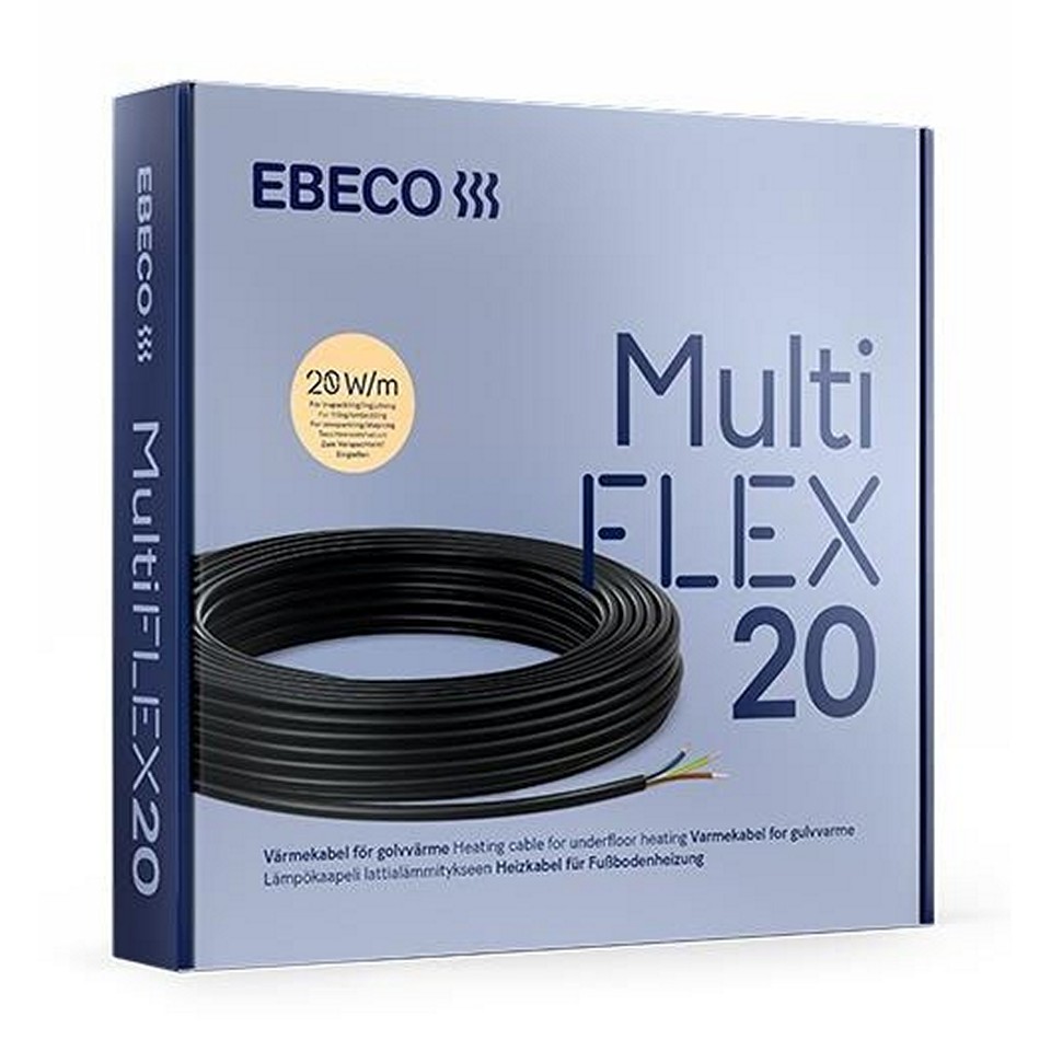Ebeco Multiflex 20 27m 550W yta: 6-8m² inne/3,5-4,5m² ute