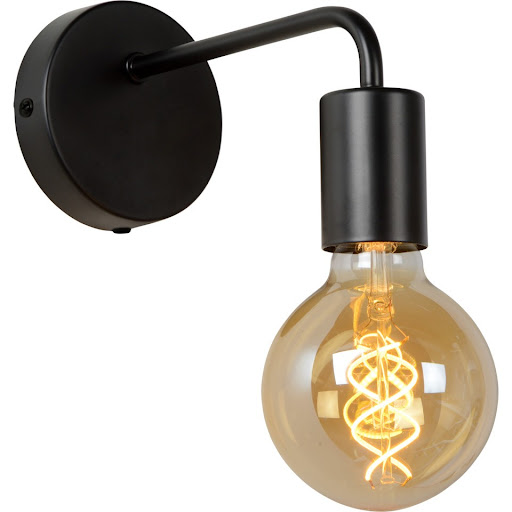 Lucide Scott Vägglampa E27 Svart