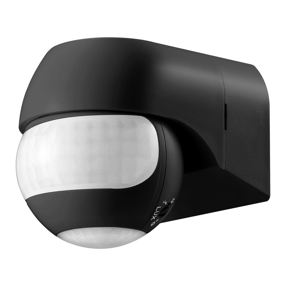 Orno Mini PIR Rörelsevakt 180° IP44 Svart