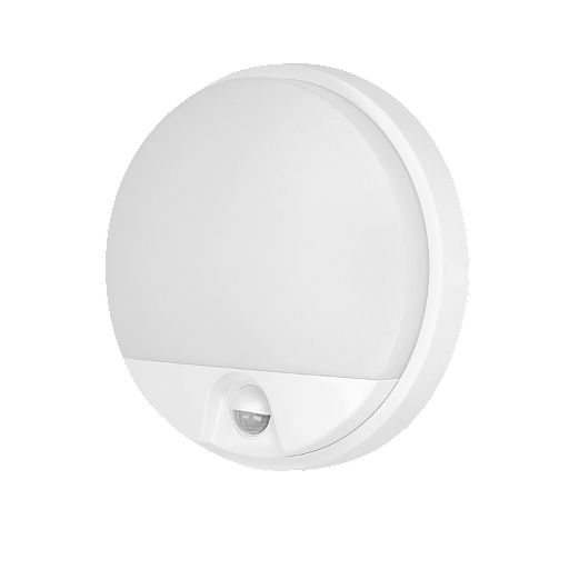 Agat LED väggarmatur Vit 15W 11000lm 4000K IP54 Sensor