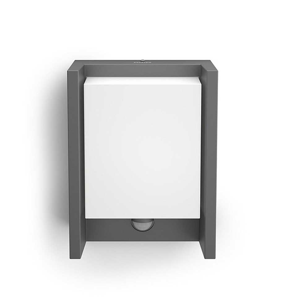 Philips Arbour LED-vägglykta 3,8W 3000K IR antracit
