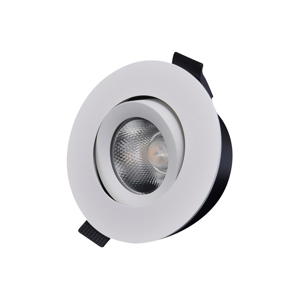 Designlight D-007MW27 Downlight 2700K 7W 230V IP44 Vit