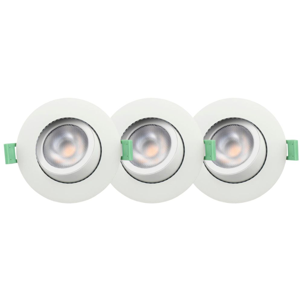 Llitt Ellen LED Downlight 230V Dim-To-Warm 3-pack Vit