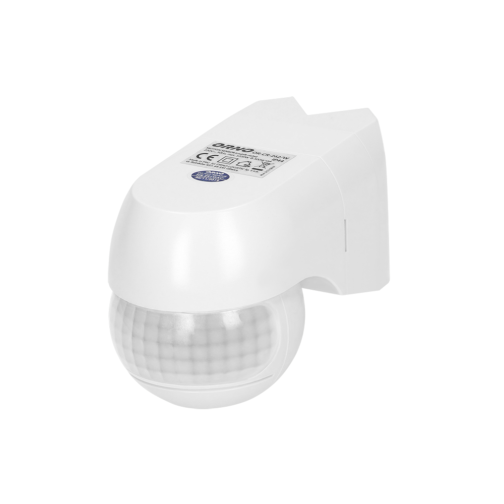 Orno PIR Rörelsevakt MINI 220° IP44 Vit