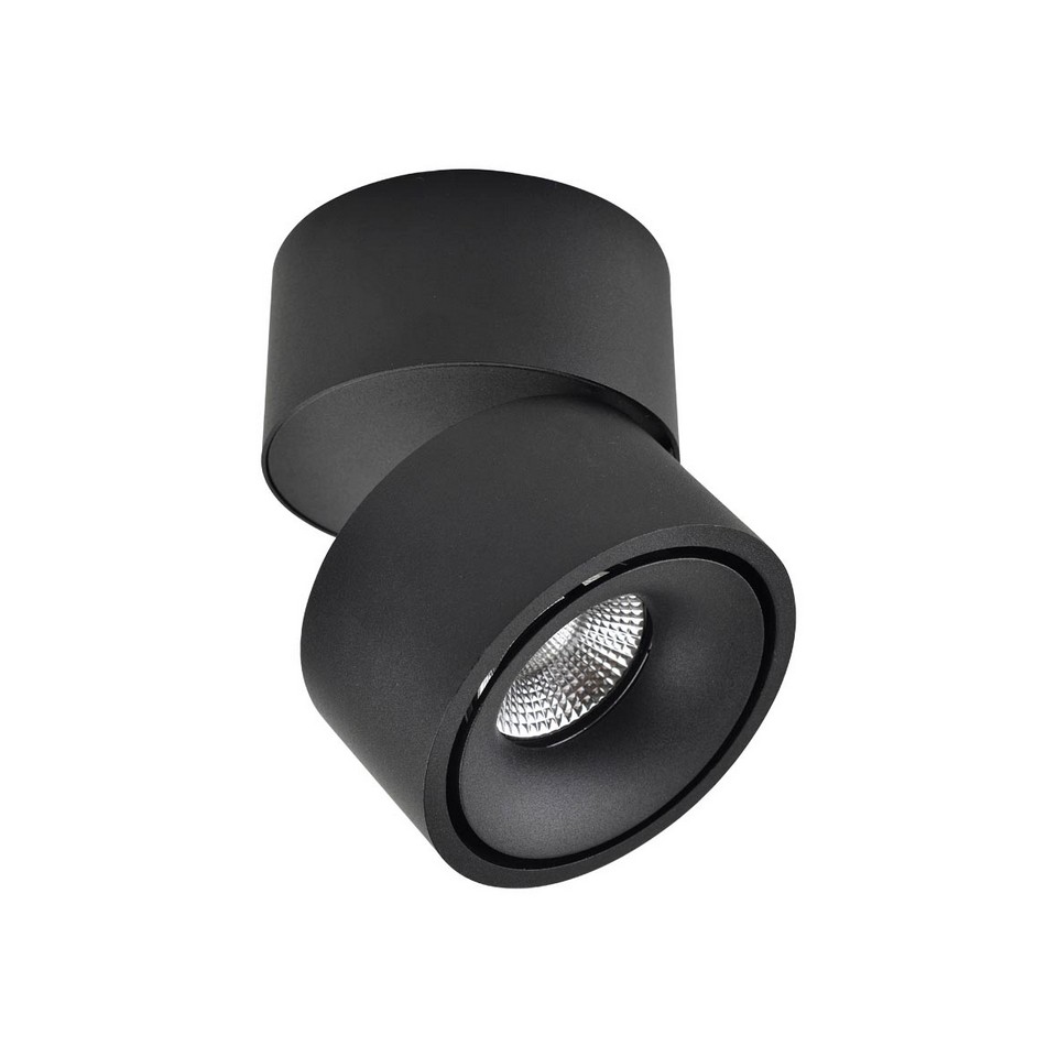 Designlight Moon Tilt P-186B 12W 943lm 3000K 230V Svart