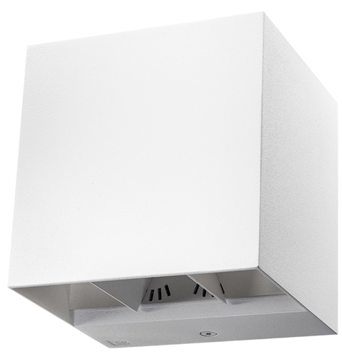 SG Armaturen Artes Vägglampa IP65 8W 2700K Vit