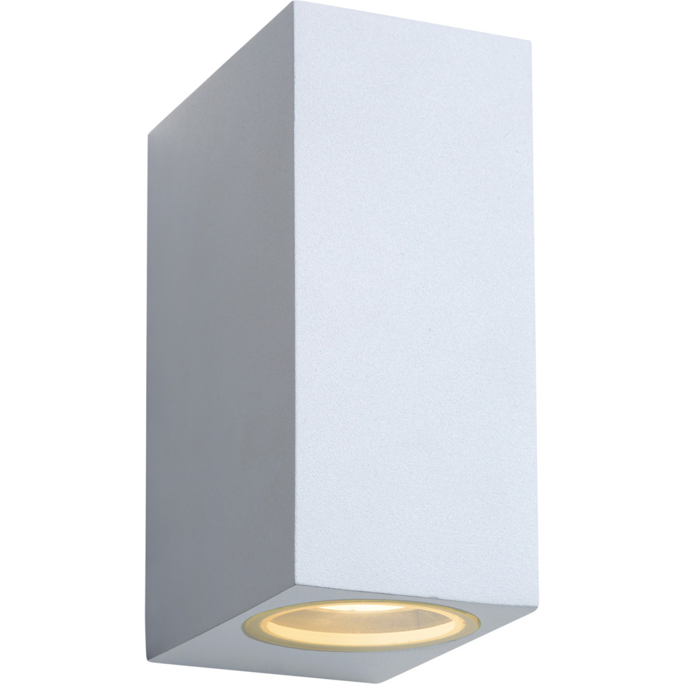 Lucide Zora LED 1 Vägglampa Dubbel 2xGU10 5W Vit