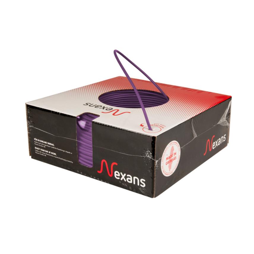 Nexans FQ Easy 1,5 Violett 100m/pak CPR-godkänd