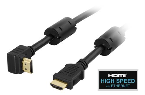 Deltaco HDMI-1005V v1.4 0,5m Svart