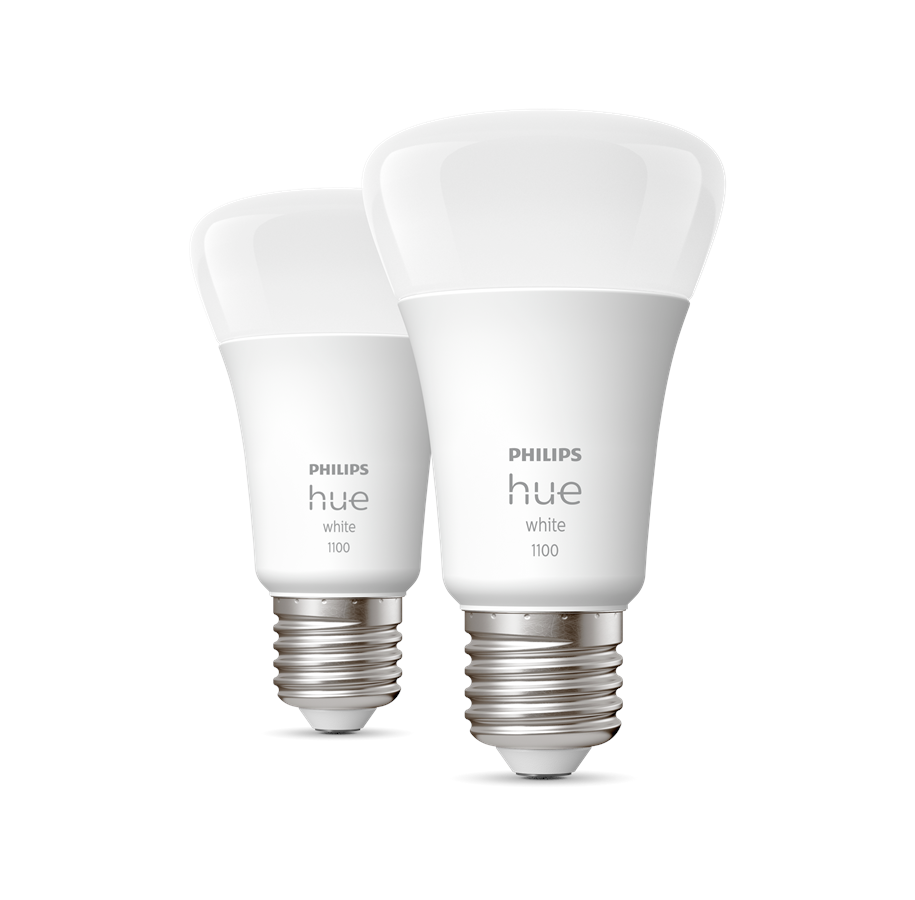Philips Hue White 9,5W A60 E27 1055lm 2700K 2-pack
