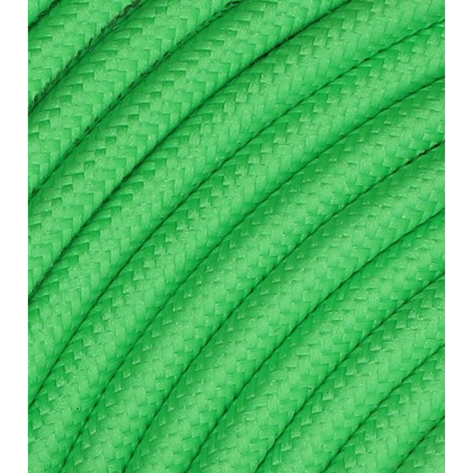 Merlotti Textilkabel Limegrön 2x75mm²