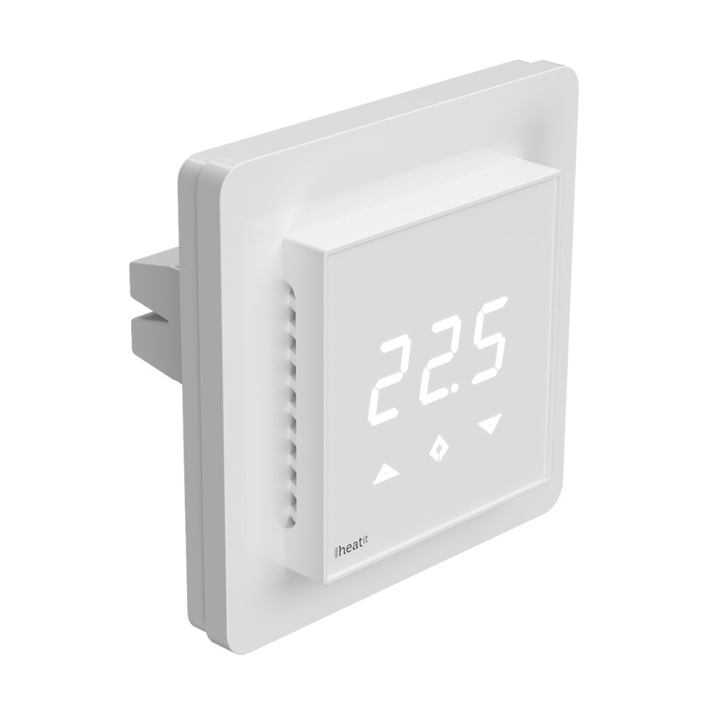 Heatit ZTRM3 Golvvärmetermostat 16A ZWave Vit