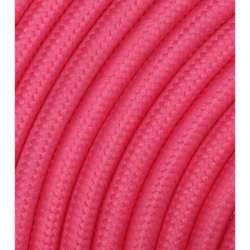 Merlotti Textilkabel Rosa 2×0,75mm²