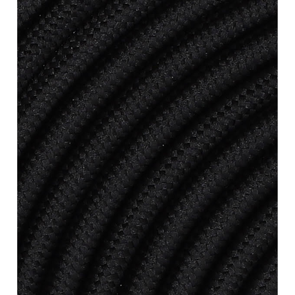 Textilkabel Svart 3x0,75mm² (11.610)