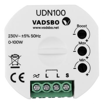 Vadsbo LED Tryckdimmer 0-100W