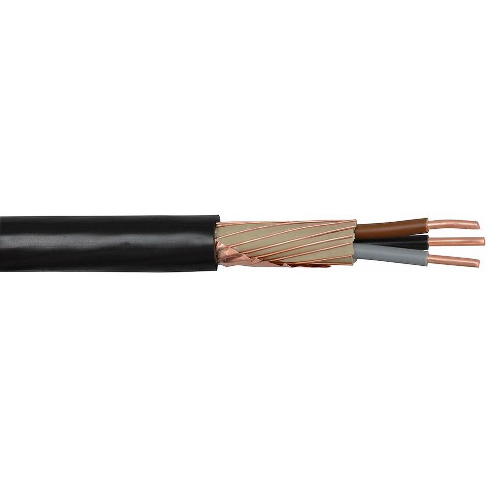 Malmbergs EKKJ Jordkabel 3×6+6mm² Löpmeter